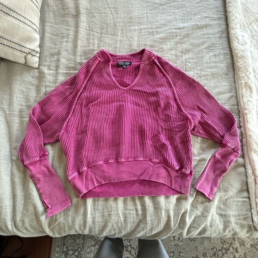 Waffle knit Top